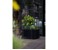 Living Outdoor - Plantekasse 53x53x32,5 cm - Trallelook - Med fødder - Sort thumbnail-5