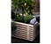 Living Outdoor - Plantekasse 53x53x32,5 cm - Trallelook - Med fødder - Wood thumbnail-3