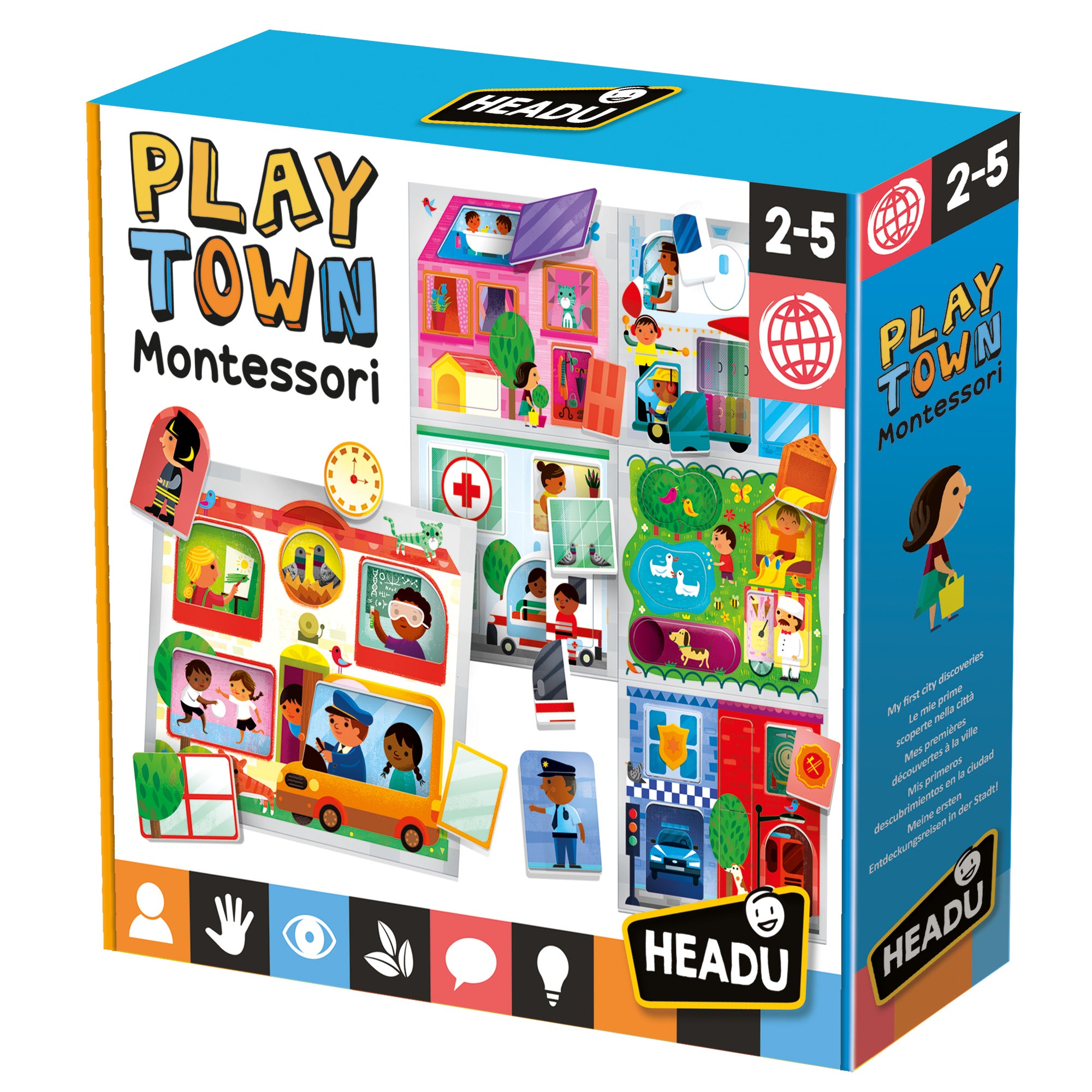 Headu - Baby Play Town Montessori (MU23615)