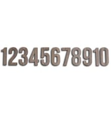 Minifabrikken - Numbers 1 - 10 - Walnut M (94053)