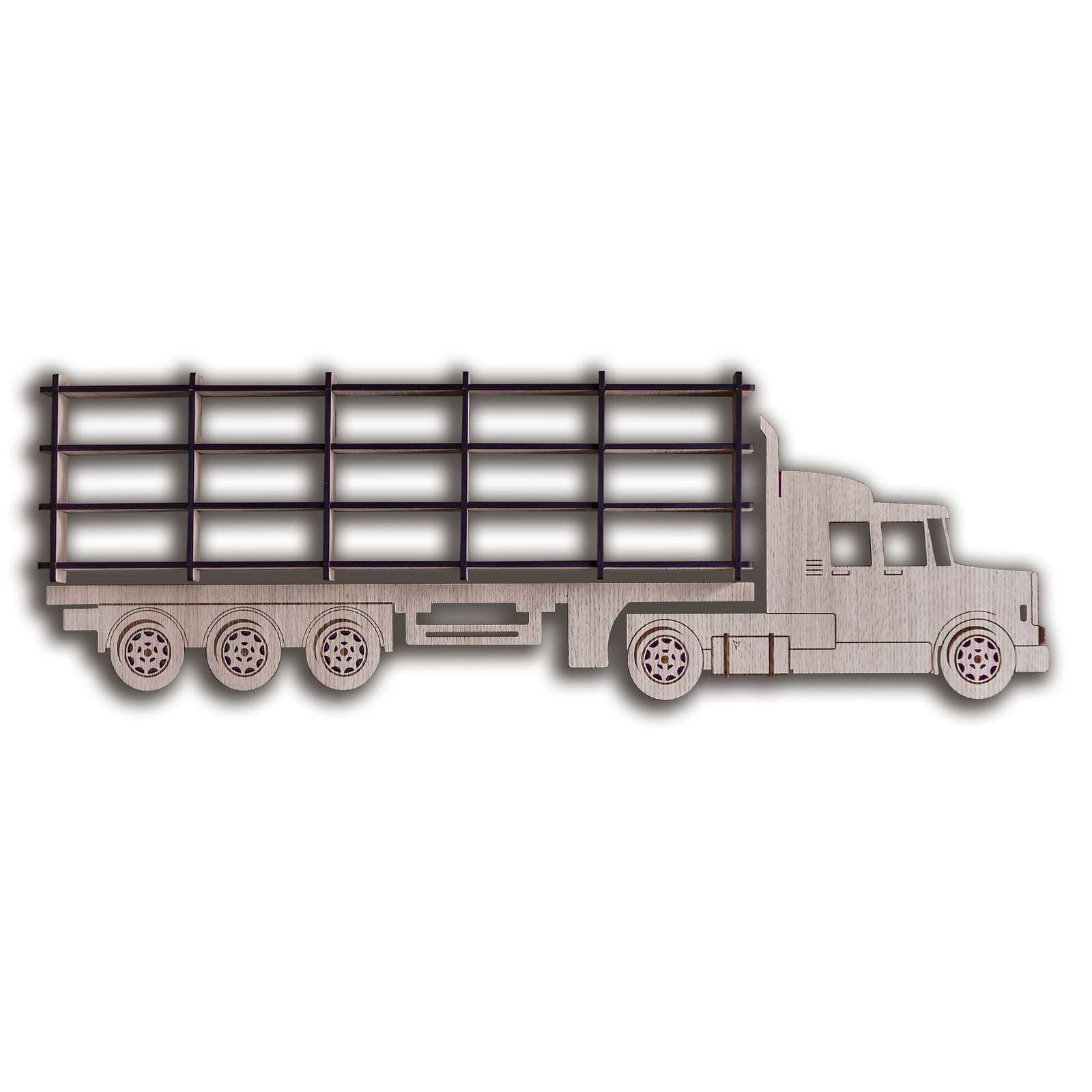 Minifabrikken - Truck  Decoration shelf - Light oak (94086)