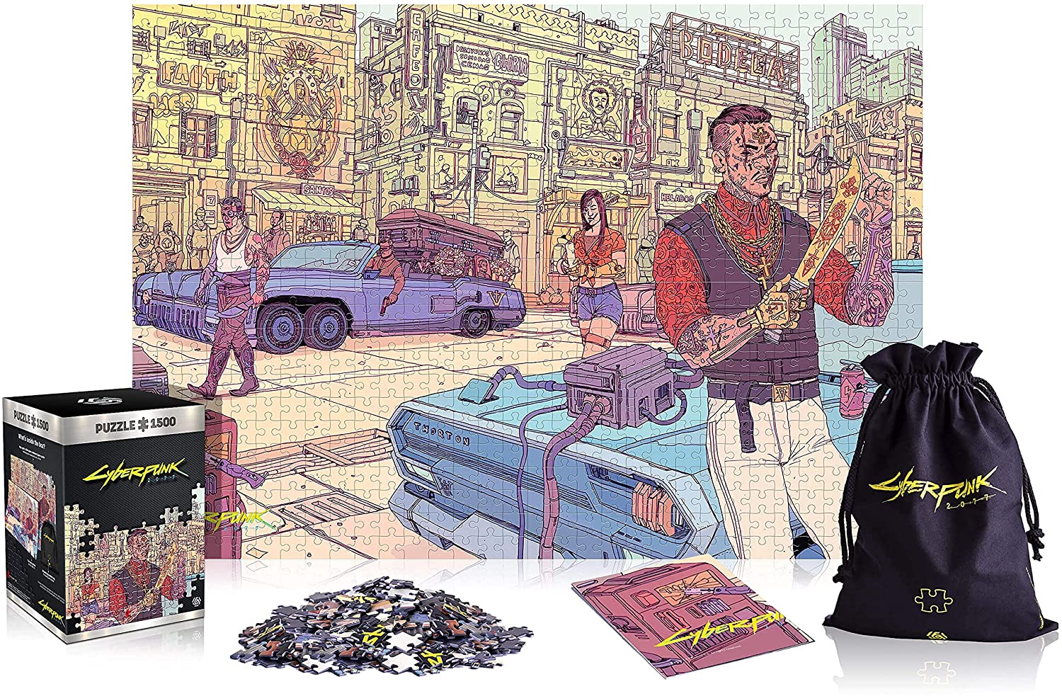 Cyberpunk 2077: Valentinos puzzles 1500 pcs - Fan-shop