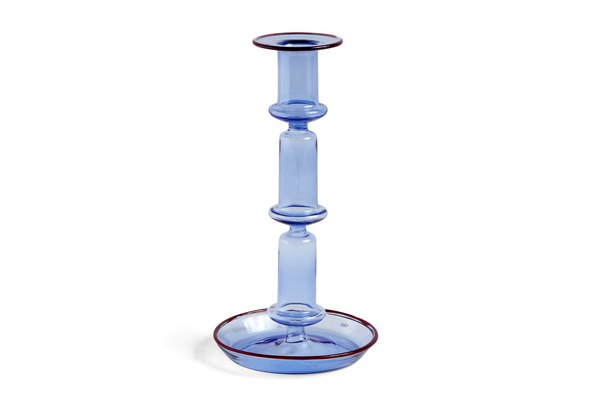 HAY - Flare Candleholder Tall - Light blue (507956)