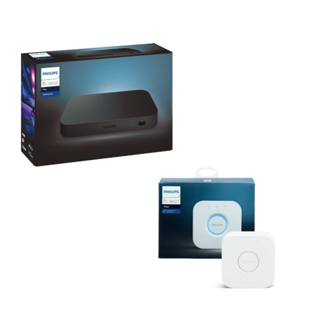 Philips Hue - HDMI Sync Box + Hue Bridge  - Bundle