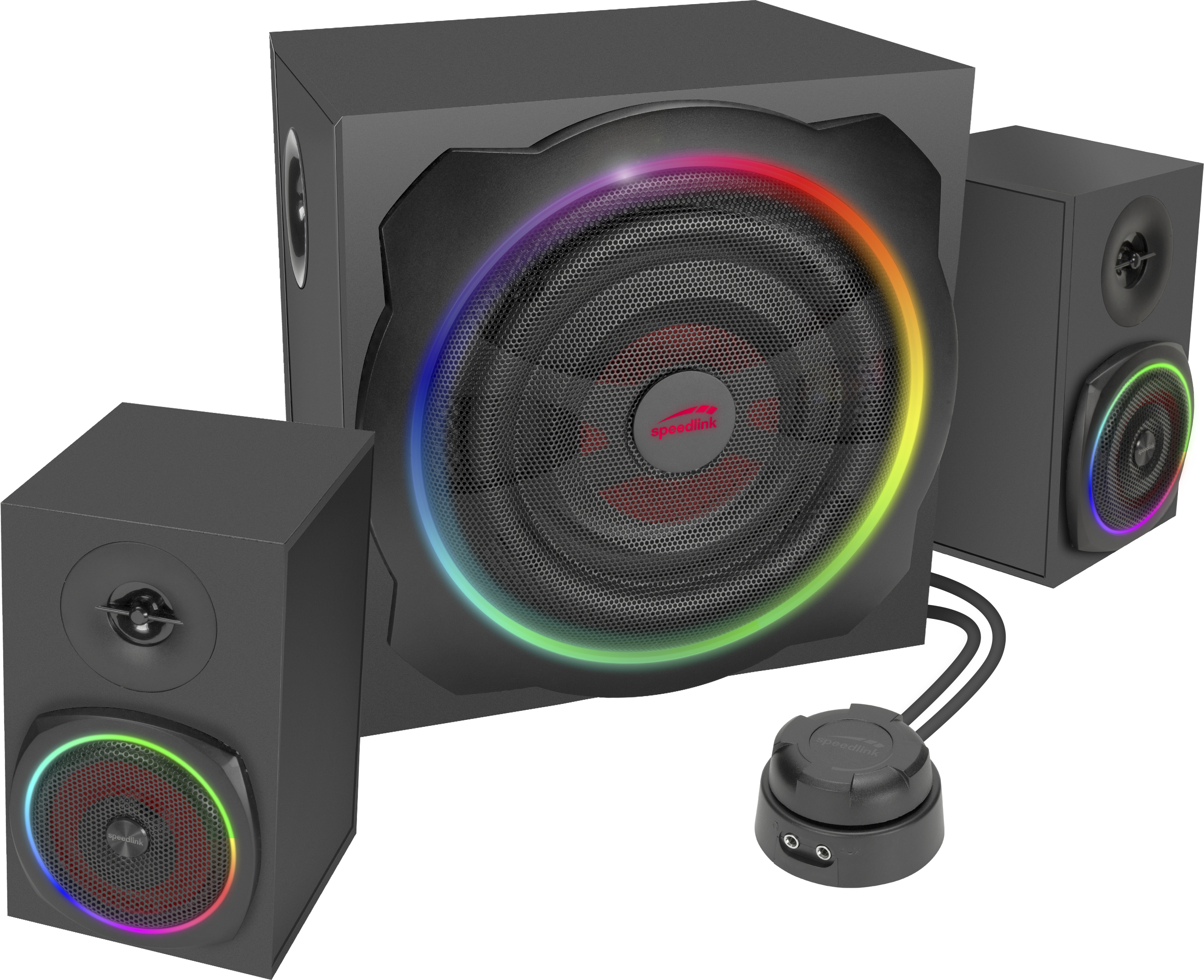 Speedlink - Gravity RGB 2.1 Speaker System - Datamaskiner