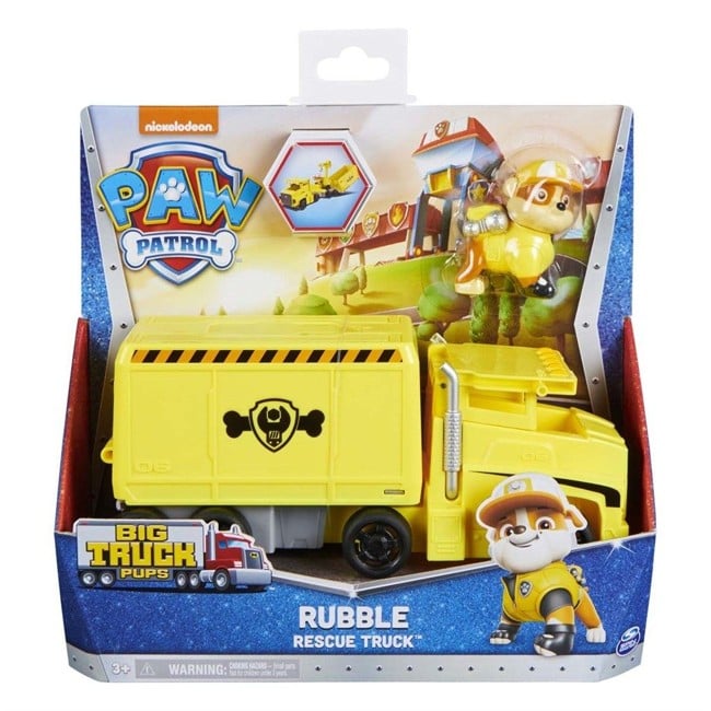 Paw Patrol - Big Trucks  Themed Vehicle - Rubble (6065317)