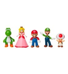 Nintendo - Super Mario & Venner - 6 cm Figur 5-Pakke