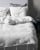 By Nord - Organic Bed linen - 140 x 200 cm - Dagny Snow Coal thumbnail-5