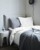 By Nord - Bed linen - 140 x 200 cm - Dagny, Snow / Coal (561140116) thumbnail-3