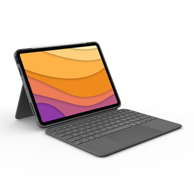 Logitech -  Combo Touch  Tastatur - Til iPad Air  ( Nordic Layout )