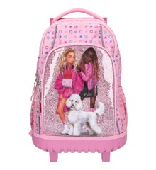 TOPModel - School Backpack with integrated trolley - BLING BLING - Pinl (0410810)