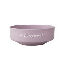 Design Letters - Favourite bowl "Love is for sharing" - Lavendel