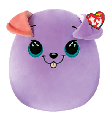 Ty Plush - Squish a Boos - Bitsy the Purple Dog (35 cm) (TY39312)