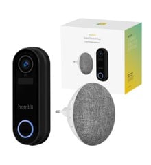 Hombli - Smart Doorbell 2 Promo Pack (Dørklokke 2 + Chime 2) Sort