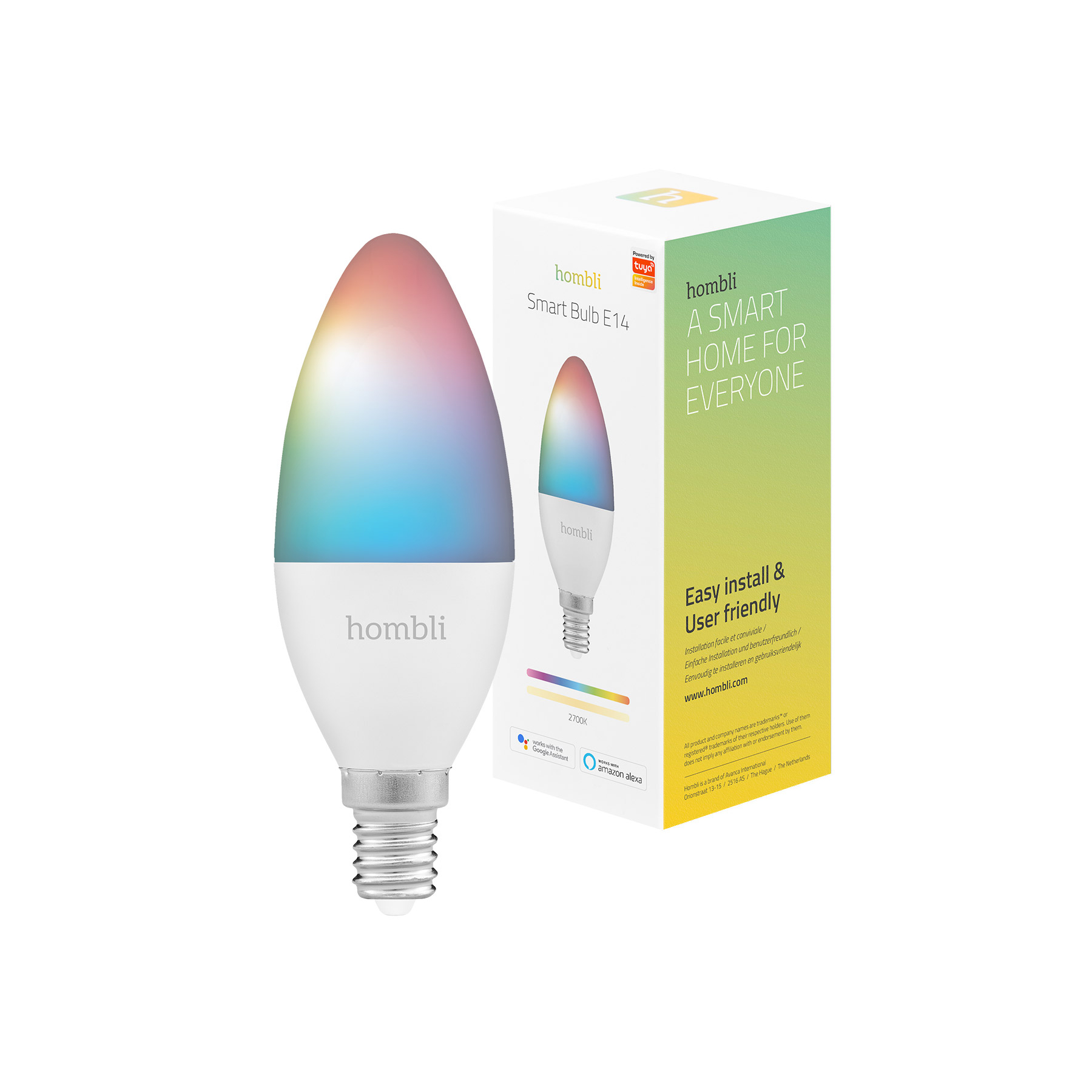 Hombli - E14 Smart Bulb RGB And CCT - Elektronikk