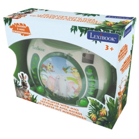 Lexibook - Animals Portable CD player with 2 microphones (RCDK100ANX)