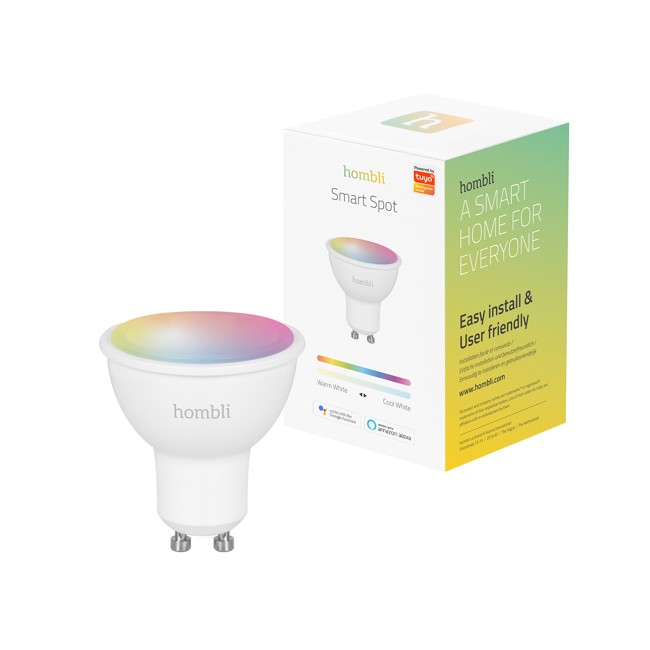 Hombli - Smart Spot GU10 RGB + CCT Dimmable white and colored