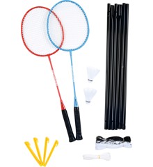 Sunflex - Badminton Set inkl. Net t/2 personer