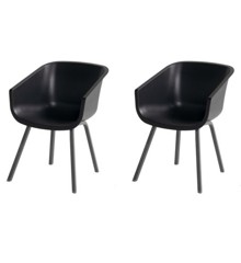 Hartman - Amalia Element Garden Chair - Alu - Xerix Grey/Carbon Black - 2 pcs.  Set (23905108)