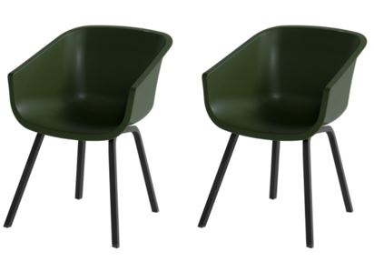 Hartman - Amalia Element Garden Chair - Alu - Xerix Grey/Night Green - 2 pcs. Set (23905149)