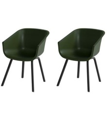 Hartman - Amalia Element Garden Chair - Alu - Xerix Grey/Night Green - 2 pcs. Set (23905149)