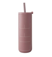 Design Letters - Travel life straw cup 500 ml - Rose