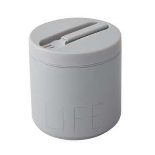 Design Letters - Travel Life Thermo lunch box - Grey