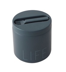 Design Letters - Travel Life Thermo lunch box - Royal Blue