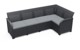 Keter - Rosalie 5 Seater Corner Sofa - Graphite/Cool Grey - Bundle thumbnail-5