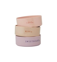 Design Letters - Mini Favourite bowl starter set - Sweetheart
