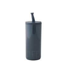 Design Letters - Travel Life Straw Cup 500 ml - Royal Blue