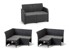 Keter - Rosalie 8 Seater Lounge Sofa - Graphite/Cool Grey thumbnail-4