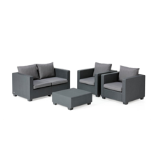 Keter - Salta 2 Seater Sofa Lounge Set - Bundle