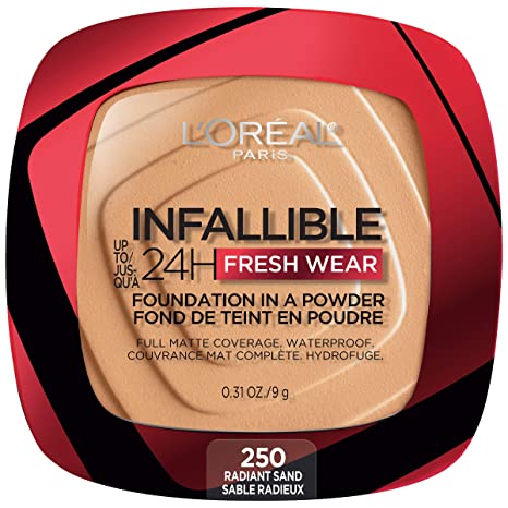 L'ORÉAL PARIS Make-Up-Poeder Infaillible 24H Fresh Wear 250 Radiant Sand, 9 g
