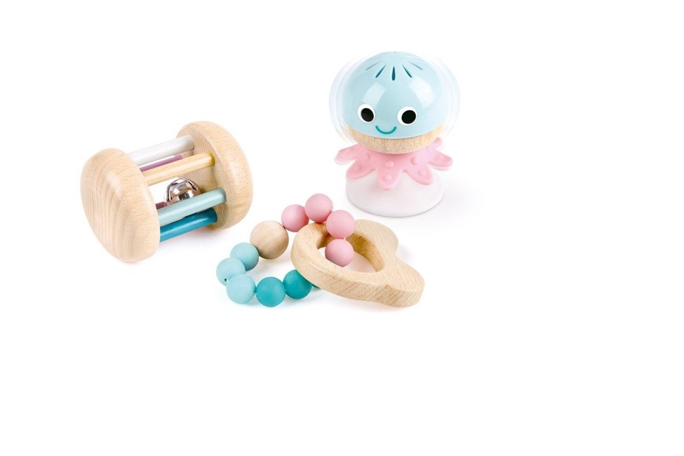 Hape - Baby-to-Toddler Sensory Gift Set (87-0106)