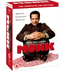 Monk Seasons 1 to 8 Complete Collection DVD