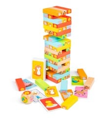 New Classic Toys - Stacking Tower w. Playing Cards (N10807)
