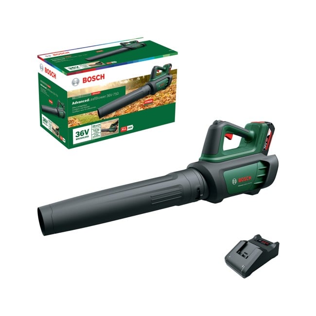 Bosch - Advanced Leaf Blower 36V-750 2,0Ah ( Battery and Charger Included )