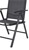 Living Outdoor - Tunoe Garden Table 210 x 100 cm - Aluminium/Polywood with 6 pcs. Aaroe Position Garden Chairs - Textil - Black/Grey - Bundle thumbnail-6