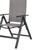 Living Outdoor - Tunoe Garden Table 210 x 100 cm - Aluminium/Polywood with 6 pcs. Omoe Position Garden Chairs- Textile - Black /Grey - Bundle thumbnail-4