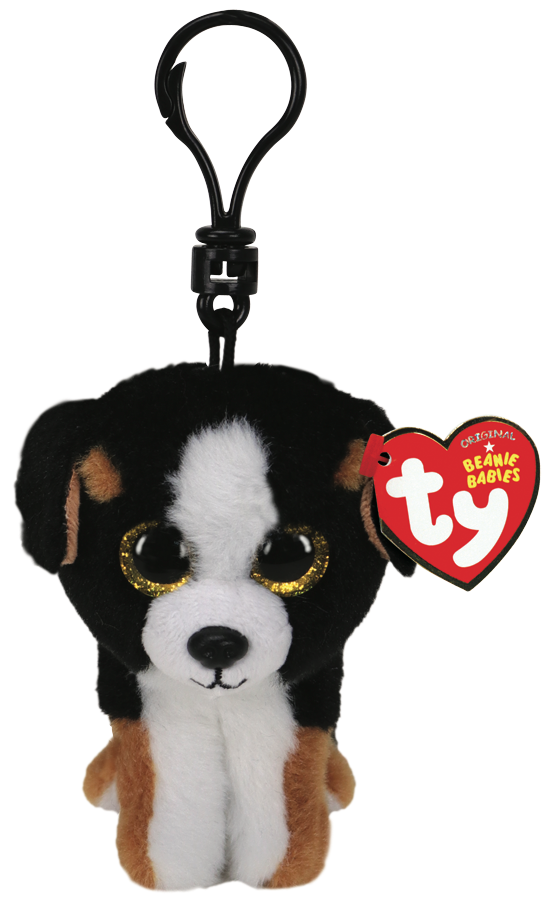 Ty Plush - Beanie Boos Clip - Roscoe the Dog (TY35239)