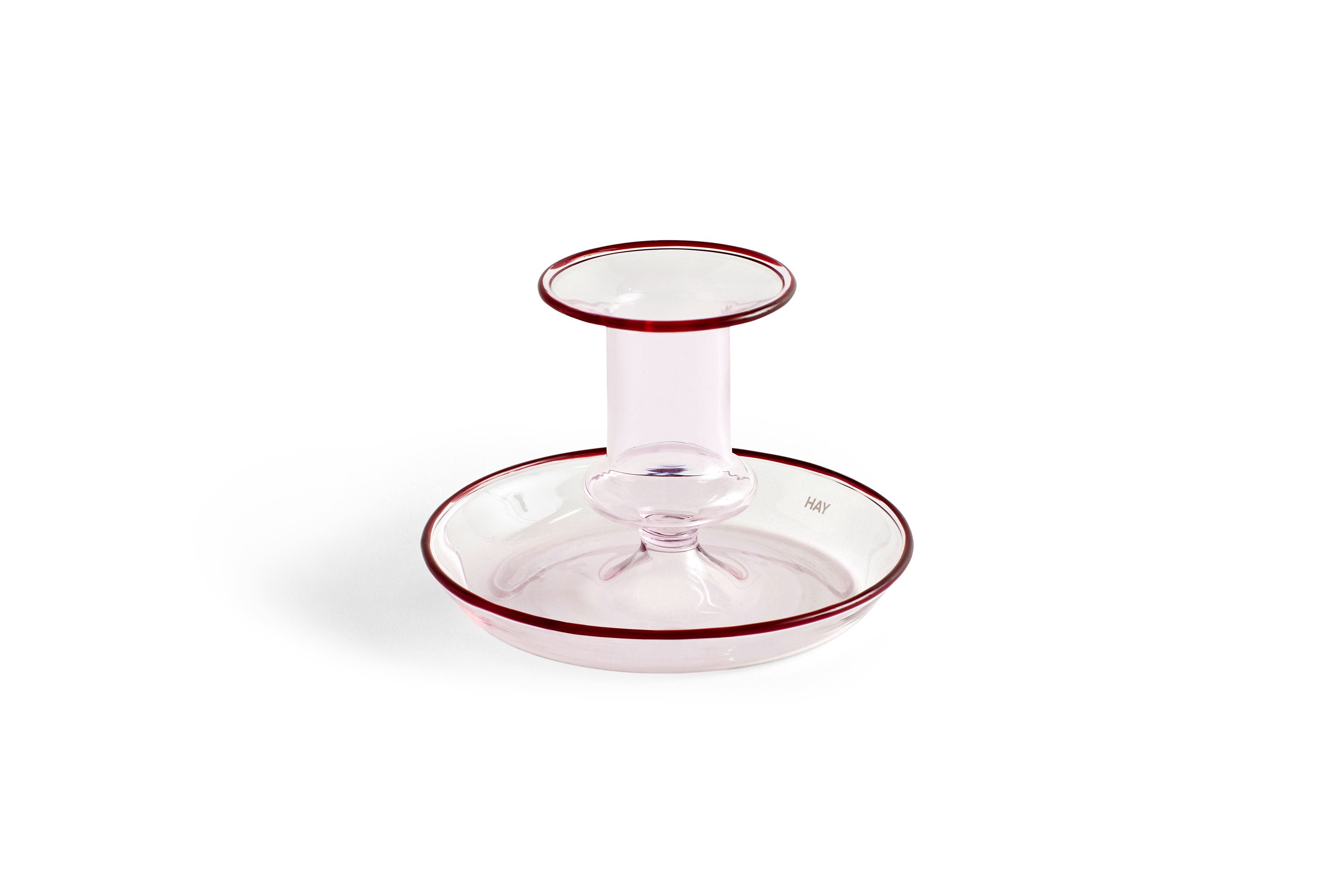HAY - Flare Candleholder Small - Pink (507951)