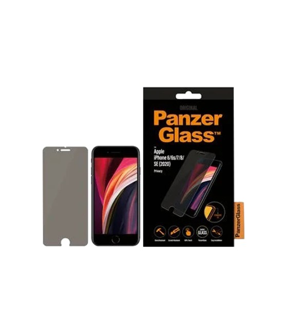 PanzerGlass™ - Privacy Skærmbeskyttelse Apple iPhone SE (2020/2022) - 8 - 7 - 6 - 6s - Standard Fit