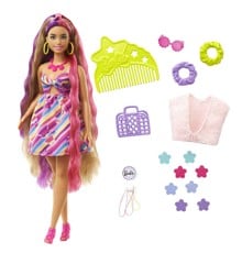 Barbie - Totally Hair - Dukke med Blomstertema