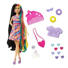 Barbie - Totally Hair - Dukke med Hjertetema