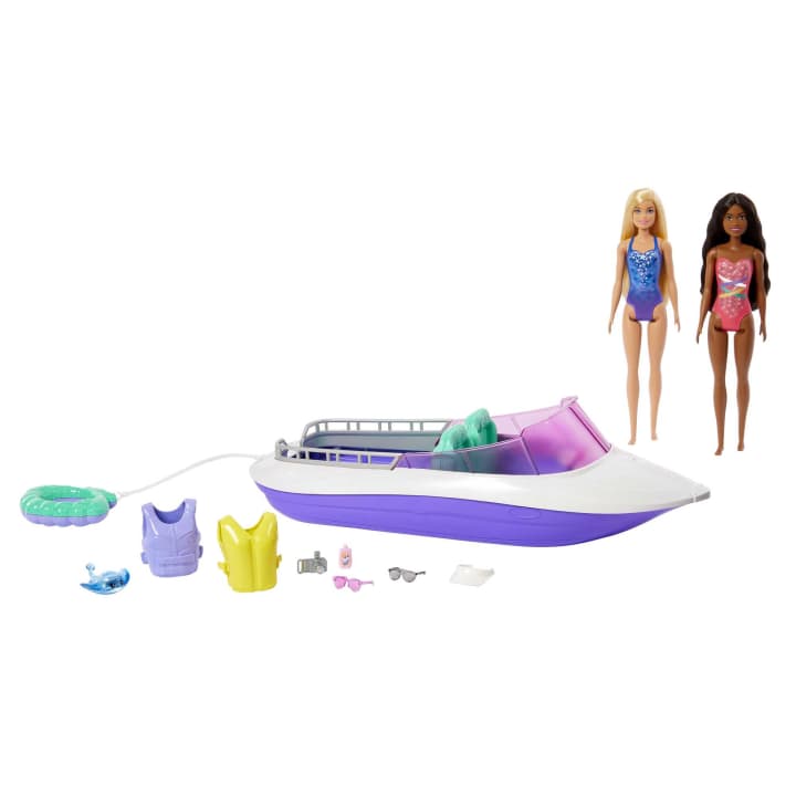 Barbie - Boat w/ Dolls (HHG60) - Leker