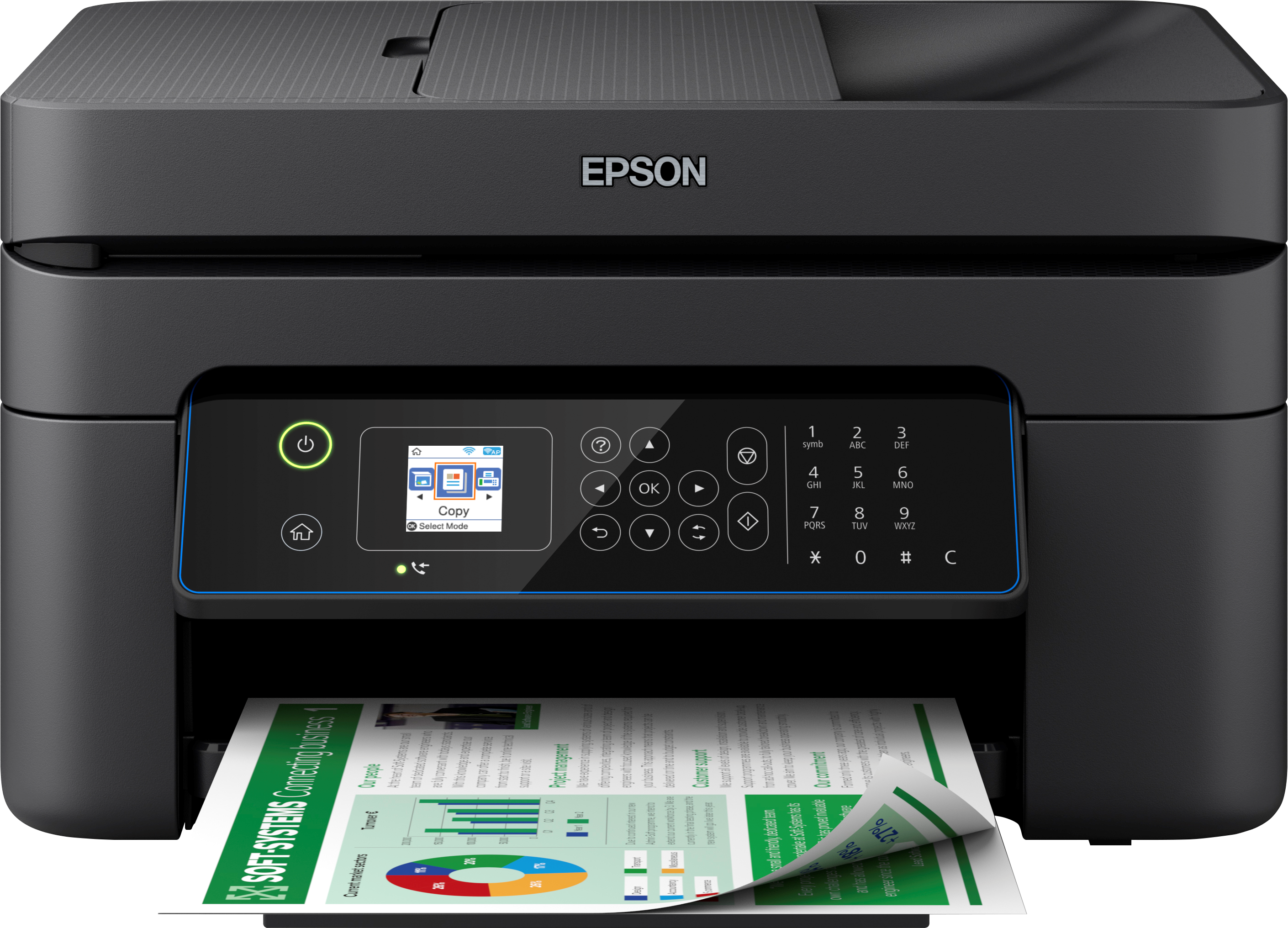 Epson - WorkForce WF-2845DWF 4-in-1 Multifuncktion Printer