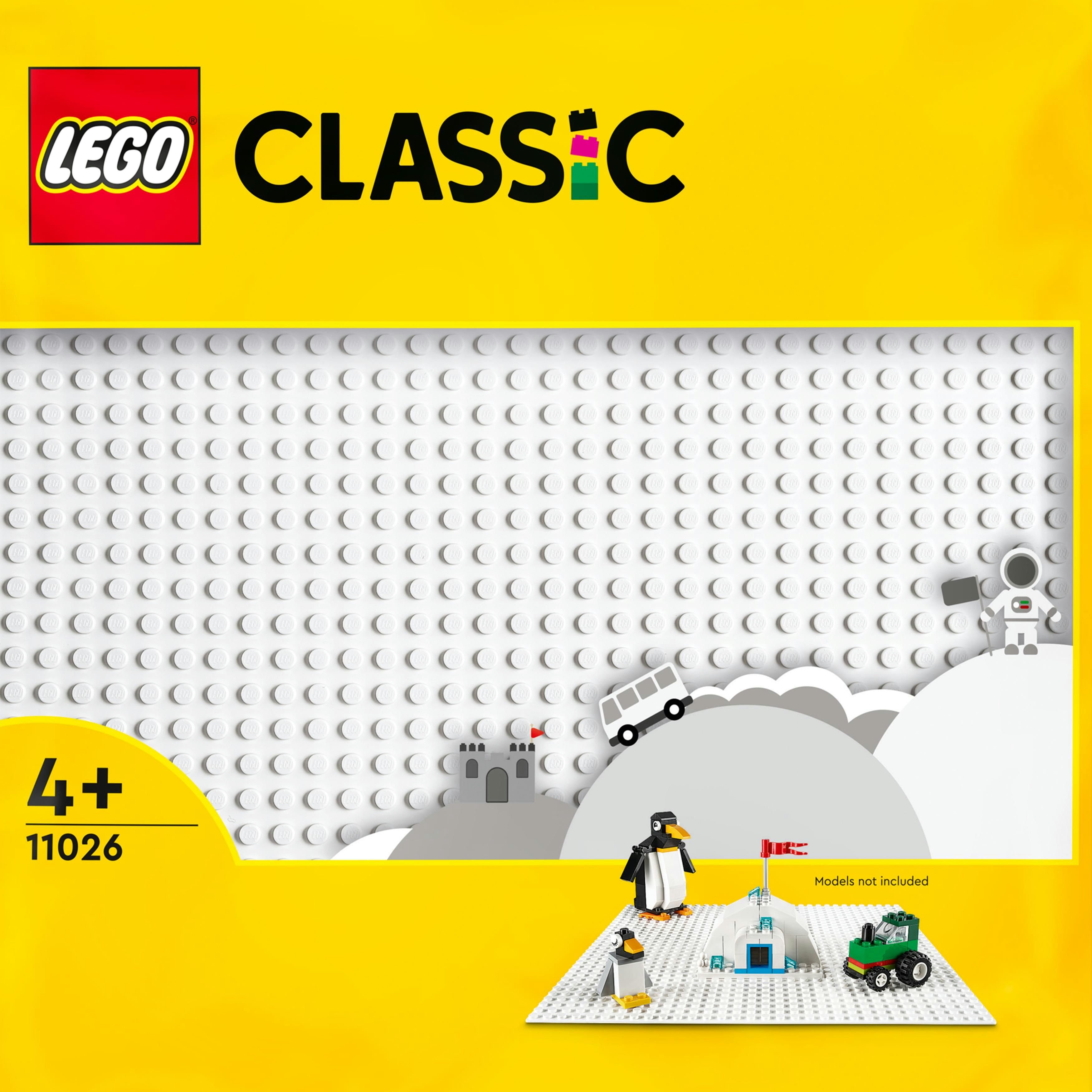 LEGO - Classic - Valkoinen rakennuslevy (11026)