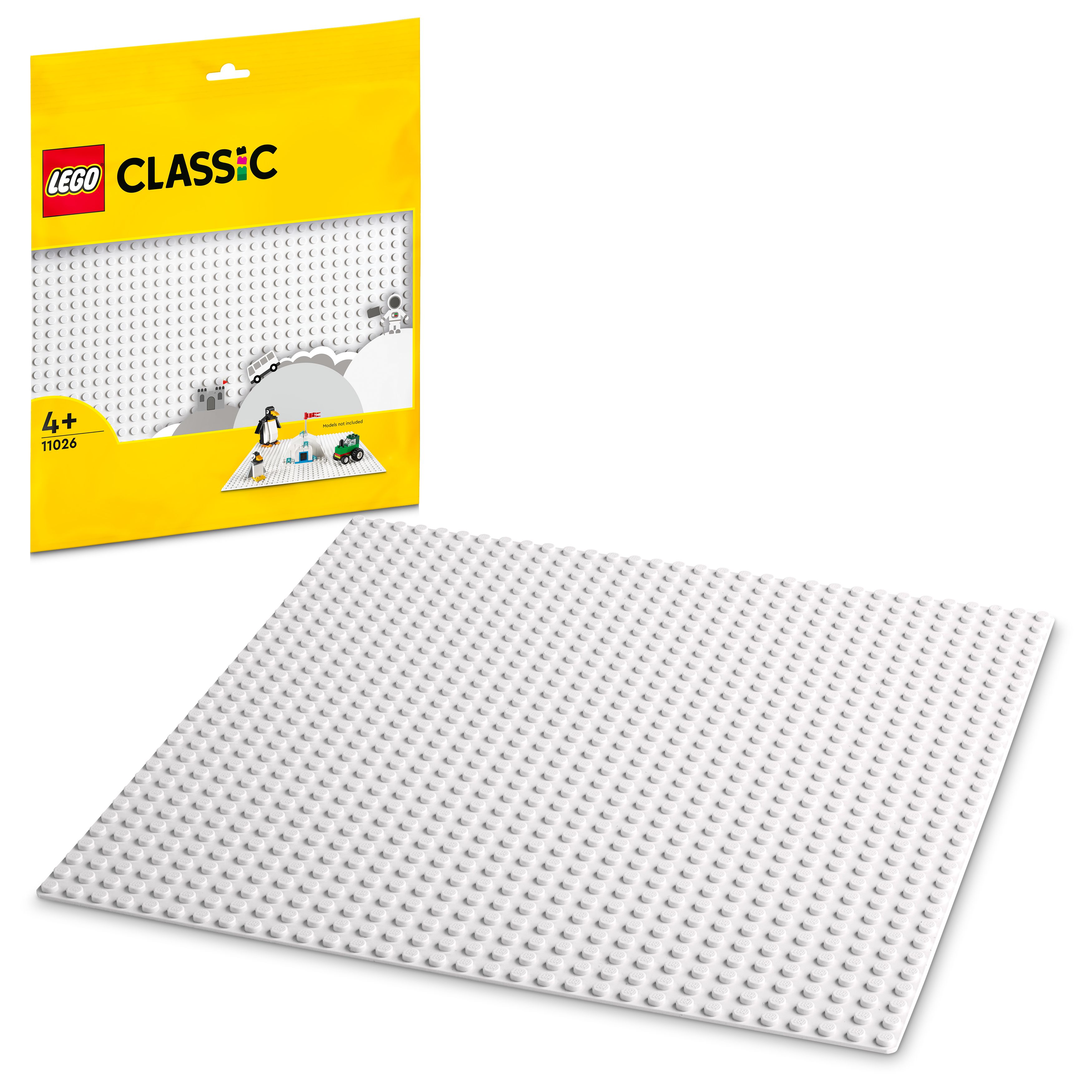 LEGO Classic - Hvit basisplate (11026) - Leker