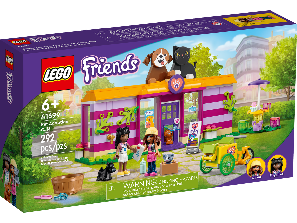 Køb LEGO Friends Dyre-adoptionscafé (41699) - Fri fragt